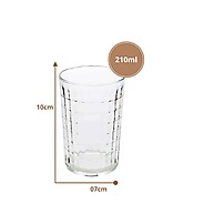 Jogo com 4 Copos Montana Vidro 210ml – Elegância e Resistência - imagem 2