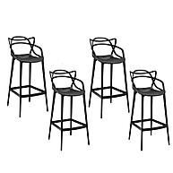 Kit com 4 Banquetas Allegra Masters – Design Moderno e Resistência - imagem 2