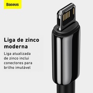 Cabo Lightning Baseus: Carregamento Turbo e Resistência! - imagem 2