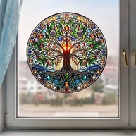 Adesivo Árvore da Vida Colorido em PVC - Decoração Resistente à Água e UV para Casa, Carro e Vidros - imagem 5