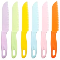 Conjunto de 6 Facas de Cozinha Seguras para Crianças - Nylon Resistente, Antiaderente e Lavável - imagem 1