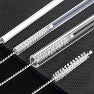 Escova de Limpeza Reutilizável em Aço Inoxidável - Nylon Resistente, Cabo Longo, Ideal para Mamadeiras e Canudos - imagem 4