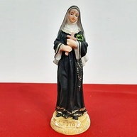 Imagem de Santa Rita de Cássia em Resina - 15 cm | Resistente e Durável para Decoração Sagrada - imagem 2