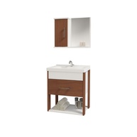 Gabinete de Banheiro Rubi 50cm: Completo e Resistente! - imagem 2