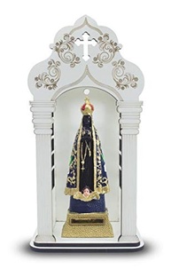 Capela Com Imagem Nossa Senhora Aparecida 21cm - Resistente e Inquebrável - imagem 2