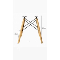 Base Pé DSW Madeira para Cadeira Charles Eames Eiffel – Moderna e Resistente - imagem 2