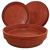 resistente-e-pratico-marrom-planta-de-vaso-para-pratos-6-com-kit