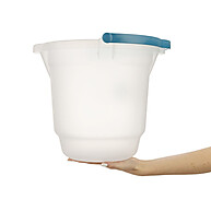 Kit 2 Baldes Plásticos 12L Hydrus Sanremo – Prático e Resistente - imagem 2