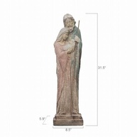 Estátua de Jardim da Sagrada Família - São José e Virgem Maria em Resina Resistente para Exteriores - imagem 3