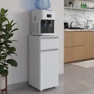 Armário Suporte para Bebedouro com Gaveta – Design Moderno e Resistente (Branco) - imagem 1