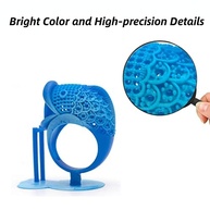 Siraya Tech Cast Resina 3D True Blue 500g - Alta Resolução e Queima Limpa para Joias e Peças Metálicas - imagem 4