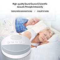 Máquina de Ruído Branco para Dormir com 6 Sons Suaves e Luz de Respiração Inteligente - imagem 4