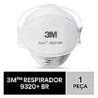 Respirador PFF2 3M Aura 9320: Proteção e Conforto - imagem 1
