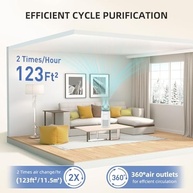Purificador de Ar Aroma Room H13: Respire Ar Puro em Casa e no Quarto | Filtro HEPA, Elimina Odores, Fumaça, Pólen e Pelos de Pet - imagem 3