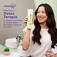 Shampoo Monange Detox Terapia 325ml – Limpeza Profunda sem Ressecar - imagem 2