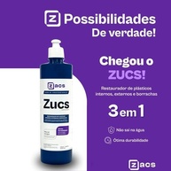 Zucs 500ml: O Restaurador 3 em 1 que Renova Plásticos e Borrachas Internos e Externos - imagem 2