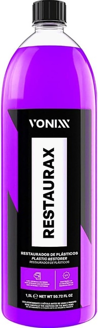 Restaurador de Plásticos Restaurax 1,5L Vonixx: Renove o Visual do Seu Carro! - imagem 1