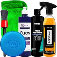Kit Completo Vonixx & Zacs: Pneu Pretinho, Tok Final, Restaurador Plástico e Acessórios Karbox - imagem 2