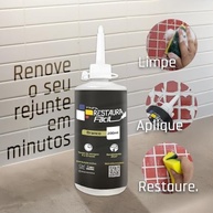 Tinta Restauradora para Rejunte Cinza 200ml Crie e Construa - imagem 5