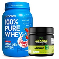 100% Pure Whey + Creatina: Suplementos que Aceleram Seus Resultados - imagem 2