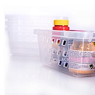Organize Já! Kit 8 Cestos Organizadores Retangulares - imagem 2