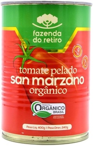 Tomate Pelado San Marzano Orgânico Fazenda do Retiro 240g - imagem 1