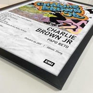 Quadro Álbum Spotify Papo Reto - Charlie Brown Jr - 40x60cm | Moldura Ecológica Preta - imagem 4