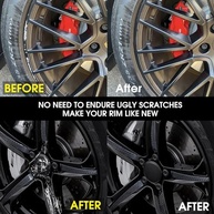 Kit de Reparo de Aros Pretos Foscos - Tinta de Retoque para Rodas de Carro - imagem 4