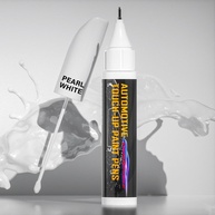 Caneta Retoque Carro Branco Pérola: Reparo Rápido e Fácil de Arranhões - imagem 1