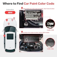 Carhoo Caneta de Tinta de Retoque 850 Pepper White - Compatível com MINI Cooper - imagem 3
