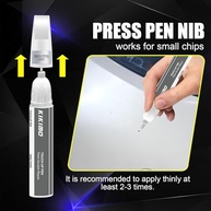 KIKIMO Kit de Pintura de Retoque para BMW Branco Alpino - Reparo de Arranhões 2 em 1 com Caneta e Pincel - imagem 5