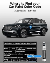 Tinta de Retoque Blue Panther Metálica para Lincoln - Caneta 2 em 1 com Microaplicadores para Reparos Precisos - imagem 4