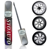 SYOAUTO Tinta de Retoque Starlight Silver para Tesla Model Y e Model 3 - Caneta Reparadora de Arranhões em Aros Prata - imagem 2