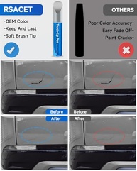 Tinta de Retoque Metálica Prateada para Land Rover - Reparo de Arranhões Fácil e Profissional - imagem 3