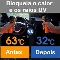 Protetor de Para-brisa Retrátil 1,30x80cm: Proteção UV e Térmica para Seu Carro - imagem 4