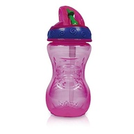 Nûby Copo com Canudo Retrátil 300 ml Rosa - Seguro, Prático e Ideal para Crianças - imagem 4
