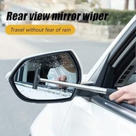 Kit 2 Rodo Limpador Espelho Retrovisor Carro Retrátil - Visão Clara em Chuva e Neblina - imagem 4