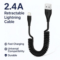 Cabo Lightning Retrátil: Carregue Rápido seu iPhone! - imagem 2