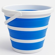 Balde Retrátil 3L Silicone Dobrável com Alça Ergonômica - Ideal para Pescaria, Praia e Limpeza Geral - imagem 2