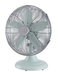 Ventilador de Mesa Retrô 30cm em Metal | 3 Velocidades, Oscilação Ampla e Design Clássico - imagem 2