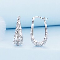 Brincos de Prata 925 Bamoer: Elegância Retro - imagem 2
