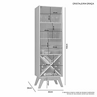 Cristaleira Cinamomo/Off White: Elegância Retrô - imagem 2