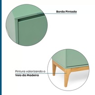 Rack para TV 60 Polegadas 180cm Bento Yescasa: Estilo Retrô - imagem 2