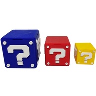 Kit Cubos 3D Mario - Decoração Geek com Estilo Retrô para Armazenamento e Organização - imagem 4