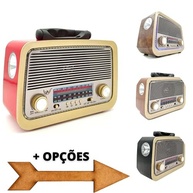 Rádio Retro A3199T Vermelho: Som Clássico com Tecnologia Moderna (Bluetooth, USB, FM) - imagem 4