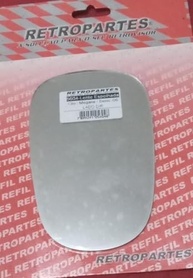Lente Espelho Retrovisor Clio 2003-2012 Lado Passageiro - Visibilidade Essencial - imagem 4