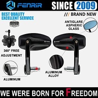 Retrovisor Ponta de Guidão FENRIR CNC: Estilo Cafe Racer, Visão Clara e Antirreflexo - imagem 4
