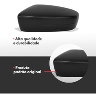 Capa Retrovisor Gol G5 (2008-2010) Lado Esquerdo - Preta: Renove o Visual do Seu Carro! - imagem 3