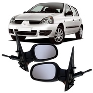 Par de Retrovisores Manuais para Clio e Clio Sedan (2000-2012) - Visibilidade e Estilo Renovados - imagem 1