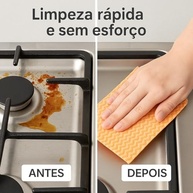 Kit com 50 Panos de Microfibra Reutilizáveis - Limpeza Ultra Absorvente para Casa e Carro - imagem 4